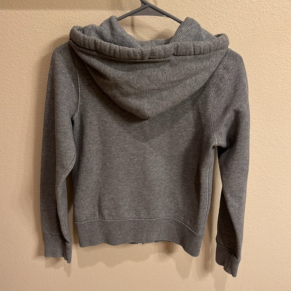 Gray Abercrombie zip up hoodie - Picture 2 of 3